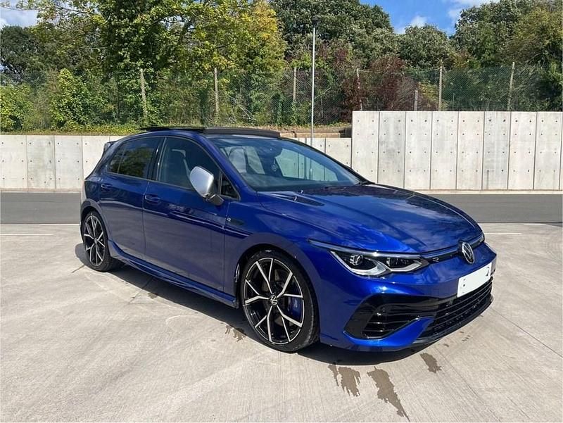 Blue Used 2021 VW Golf VIII R Hatchback | £35,495 (Expensive) - Image 1/4