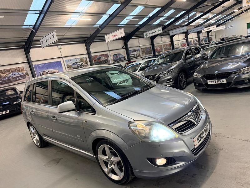 Used Vauxhall Zafira SRi 140 HP (102 kW) 2010 Silver MPV