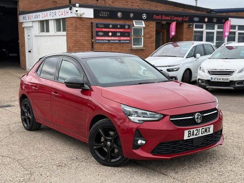 Red Used 2021 Vauxhall Corsa SRi Hatchback | £7,990 (Good price) - Image 1/4