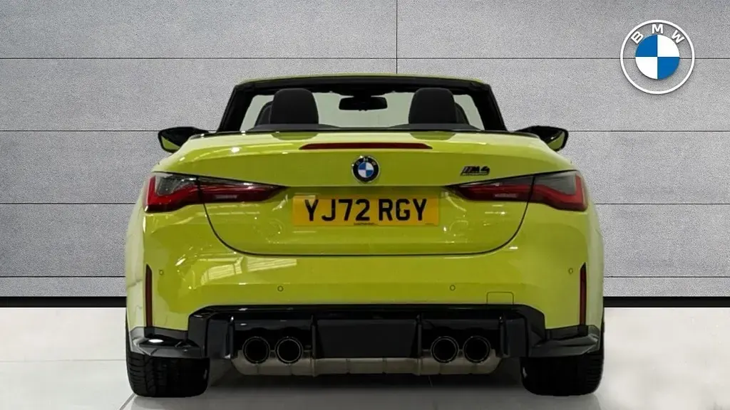 Używany BMW M4 Cabriolet Competition Edition 2022 Żółty Kabriolet