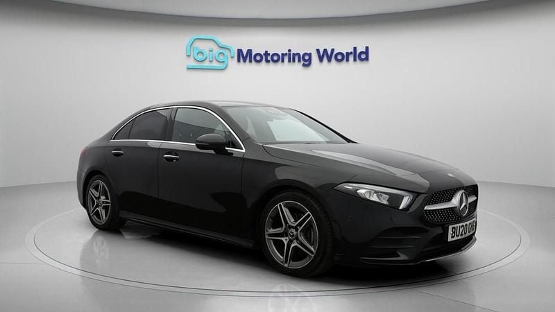 Used Mercedes A180 AMG line 136 HP (100 kW) 2020 Black Sedan