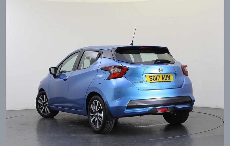 Used Nissan Micra Acenta 69 HP (50 kW) 2017 Blue Hatchback