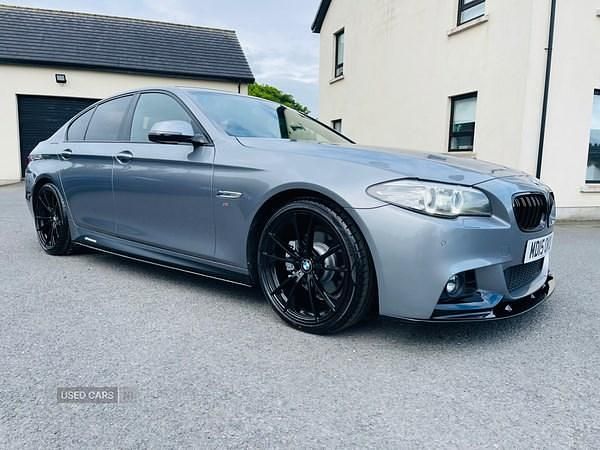 Grey Used 2015 BMW 520 M Sport Sedan | £11,995 (Expensive) - Image 1/4