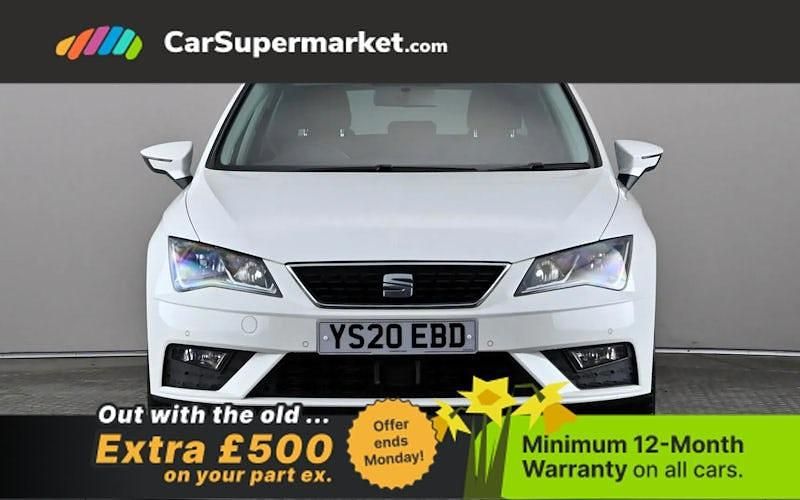 Used Seat Leon SE Dynamic 116 HP (85 kW) 2020 White Hatchback