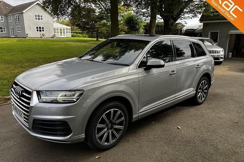 Silver Used 2016 Audi Q7 S-Line SUV | £20,999 (Fair price) - Image 1/1