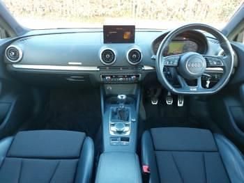 Used Audi A3 S-Line 116 HP (85 kW) 2018 Blue Sedan