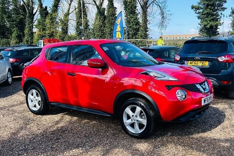 Used Nissan Juke Visia 110 HP (80 kW) 2016 Red SUV