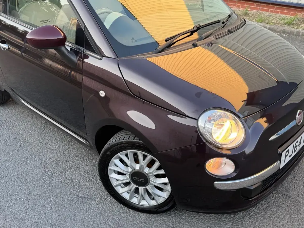 Used Fiat 500 Lounge 69 HP (50 kW) 2014 Mauve/purple Hatchback