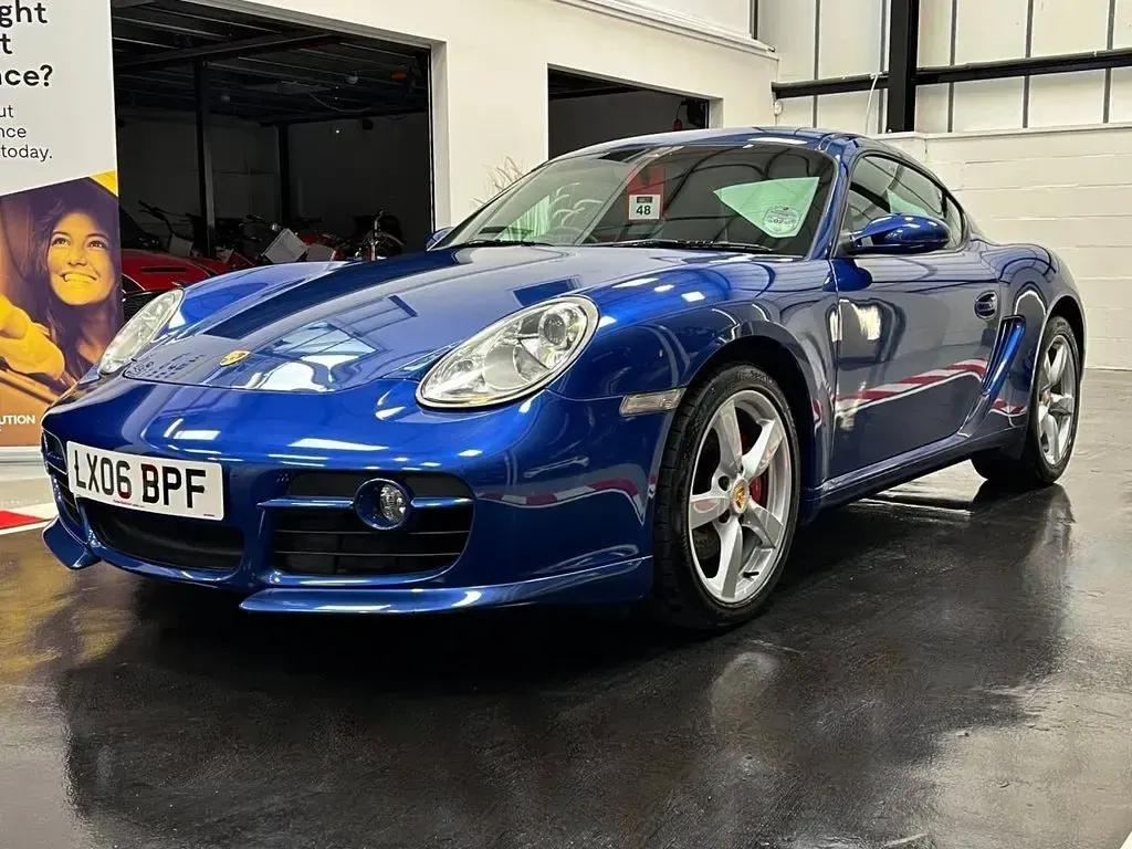 Used Porsche Cayman 295 HP (216 kW) 2006 Blue Coupe