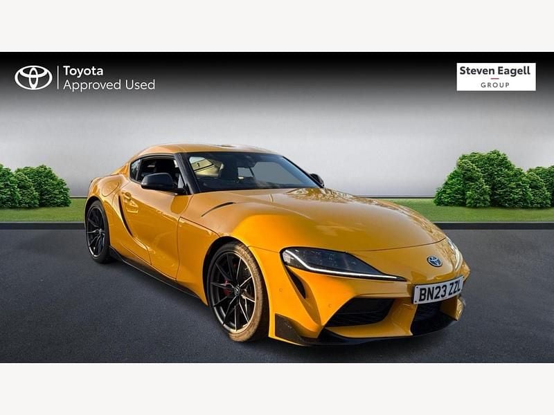 Yellow Used 2023 Toyota Supra Coupe | £47,633 (Fair price) - Image 1/3