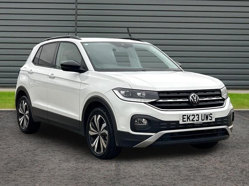 Used VW T-Cross Black Edition 110 HP (80 kW) 2023 White SUV