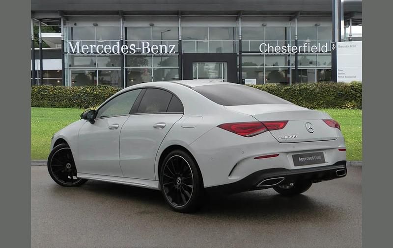 Used Mercedes CLA200 AMG Line Premium Plus 161 HP (118 kW) 2023 White Coupe
