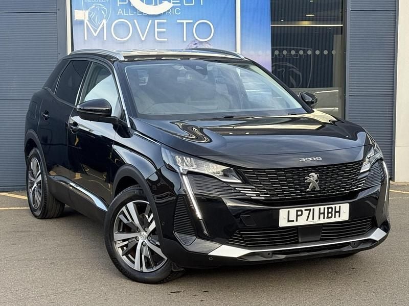 Black Used 2022 Peugeot 3008 Allure Premium Hatchback | £16,895 (Fair price) - Image 1/4