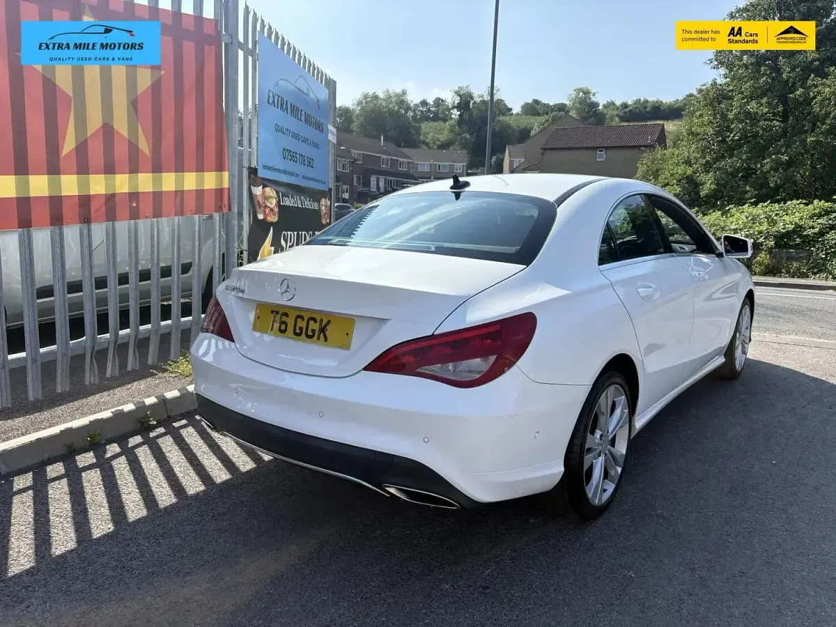 Used Mercedes CLA200 Edition 136 HP (100 kW) 2018 White Coupe