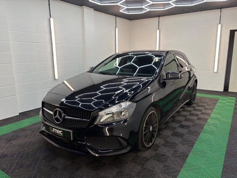 Black Used 2017 Mercedes A200 AMG line Hatchback | £11,250 (Fair price) - Image 1/4