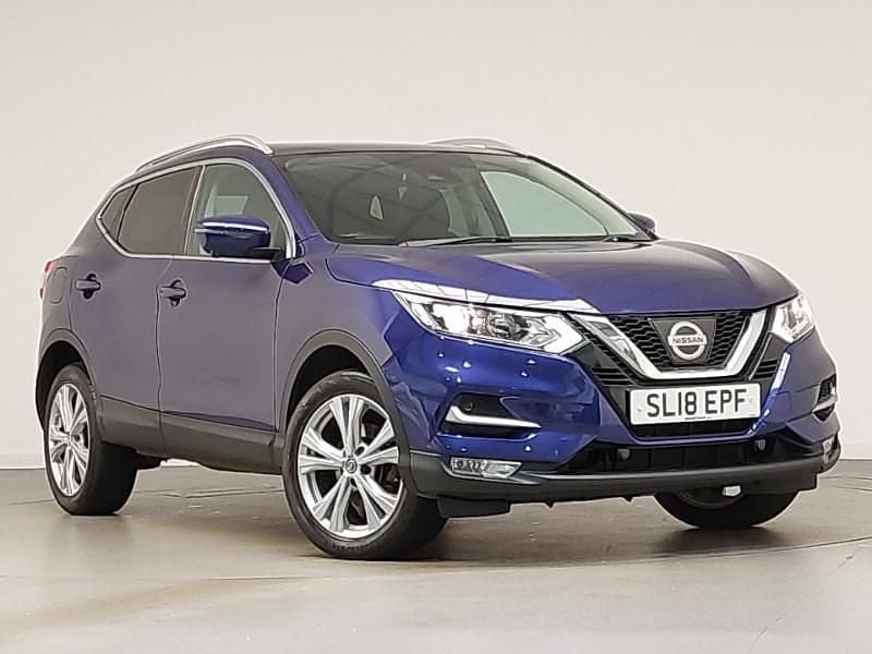 Blue Used 2018 Nissan Qashqai N-Connecta SUV | £9,498 (Fair price) - Image 1/4