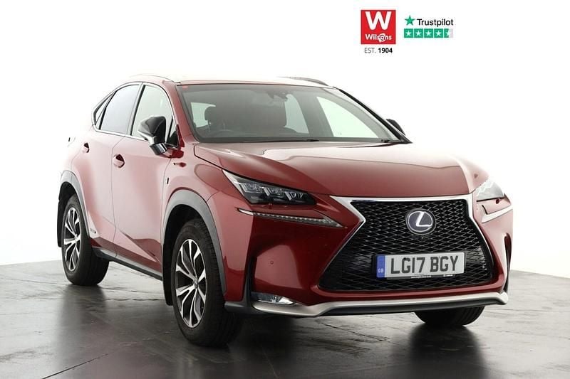 Red Used 2017 Lexus NX300h Sport Line SUV | £20,299 (Good price) - Image 1/4