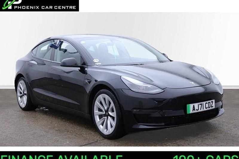 Black Used 2022 Tesla Model 3 Sedan | £19,495 (Good price) - Image 1/1