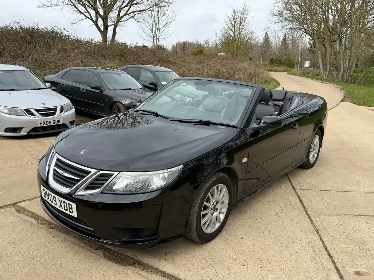 Used Saab 9-3 Linear 2009 Black Cabriolet