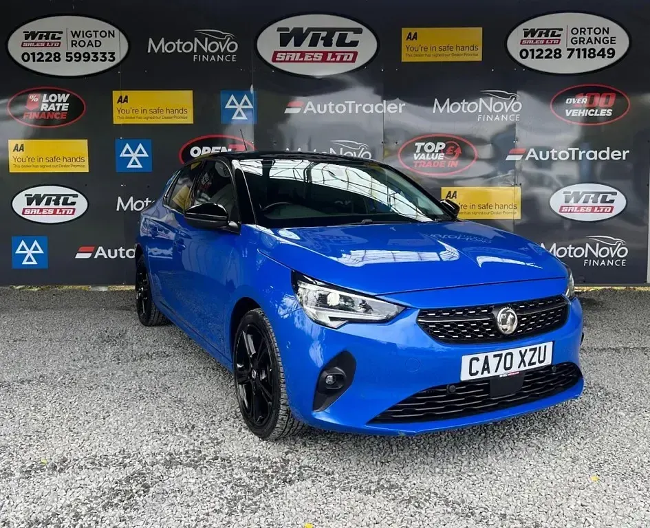 Used Vauxhall Corsa Ultimate 100 HP (73 kW) 2020 Blue Hatchback