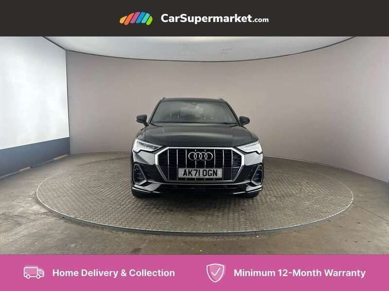 Black Used 2021 Audi Q3 S-Line SUV | £23,697 (Fair price) - Image 1/4