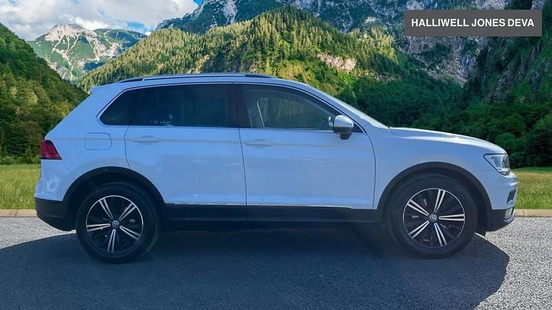 Used VW Tiguan SE 125 HP (91 kW) 2018 White SUV