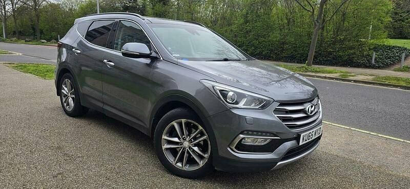 Used Hyundai Santa Fe Premium SE 2015 Silver SUV