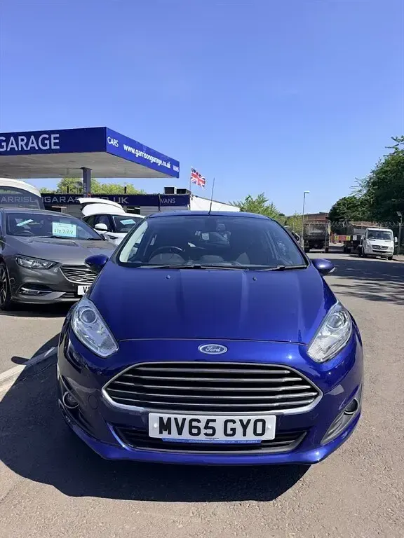 Used Ford Fiesta Titanium 2015 Blue Hatchback