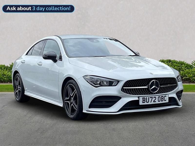 White Used 2022 Mercedes CLA180 AMG Line Premium Sedan | £24,999 (Fair price) - Image 1/4