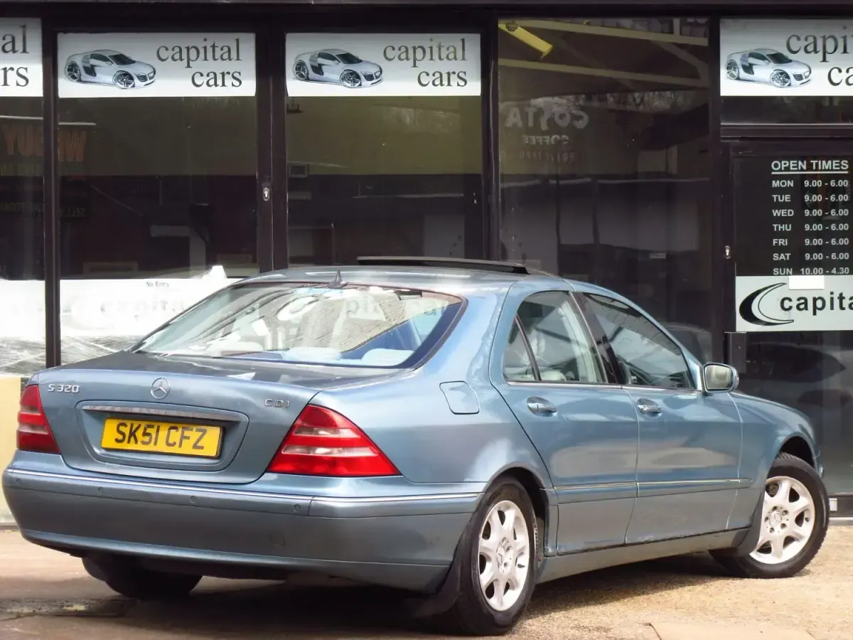 Used Mercedes S320 2001 Blue Sedan