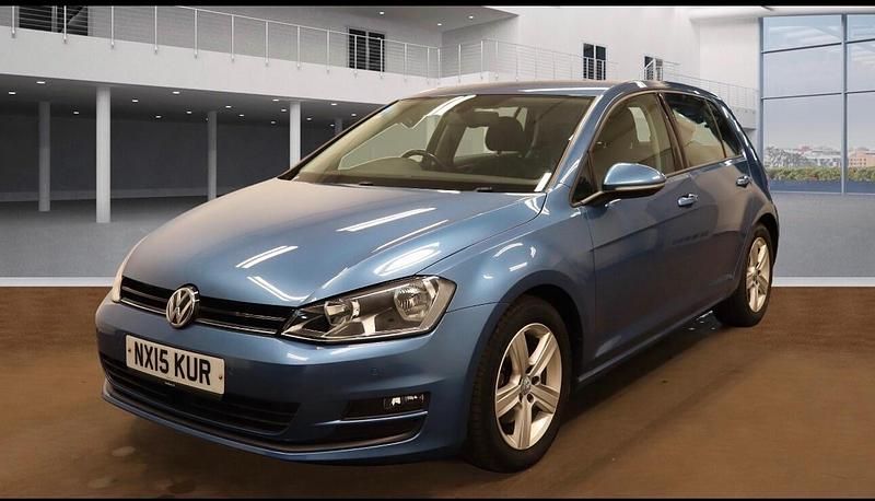 Blue Used 2015 VW Golf VII Match Hatchback | £9,355 (Fair price) - Image 1/4