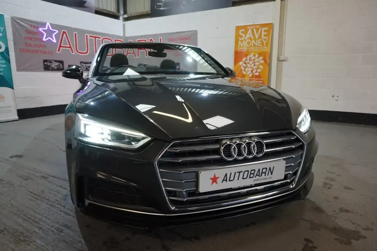Używany Audi A5 Cabriolet S-Line 190 KM (139 kW) 2019 Szary Kabriolet