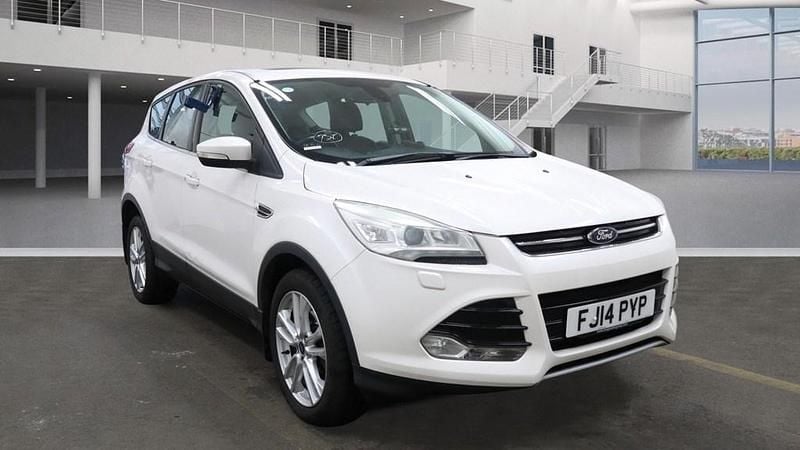 Used Ford Kuga Titanium X 163 HP (119 kW) 2014 Frozen white SUV