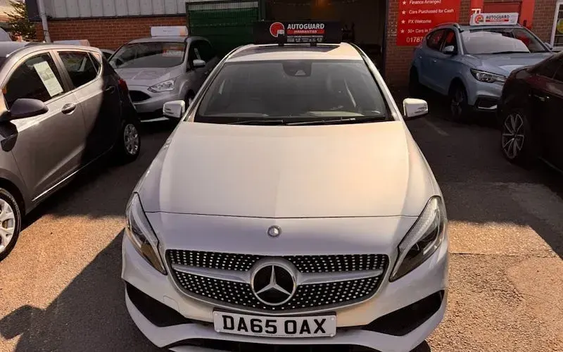 Used Mercedes A200 AMG line 136 HP (100 kW) 2015 Silver Hatchback