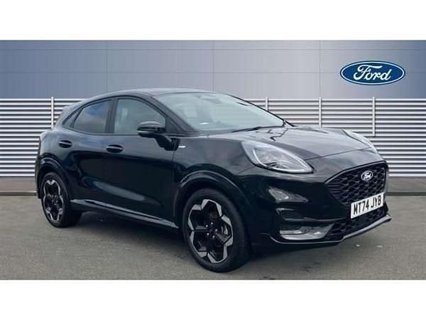 Black Used 2024 Ford Puma ST-Line X SUV | £20,519 (A bit pricey) - Image 1/4