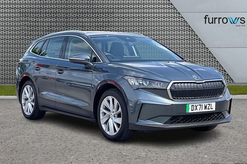 Grey Used 2021 Skoda Enyaq iV ecoSuite SUV | £19,495 (Fair price) - Image 1/4
