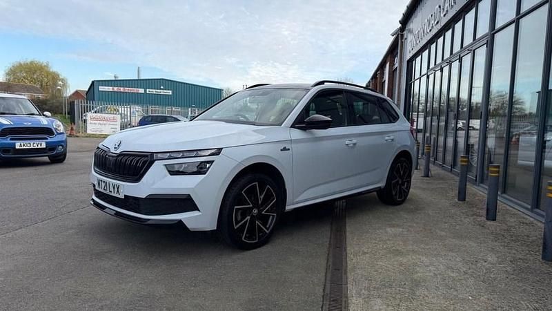 Used Skoda Kamiq Monte Carlo 110 HP (80 kW) 2021 White SUV