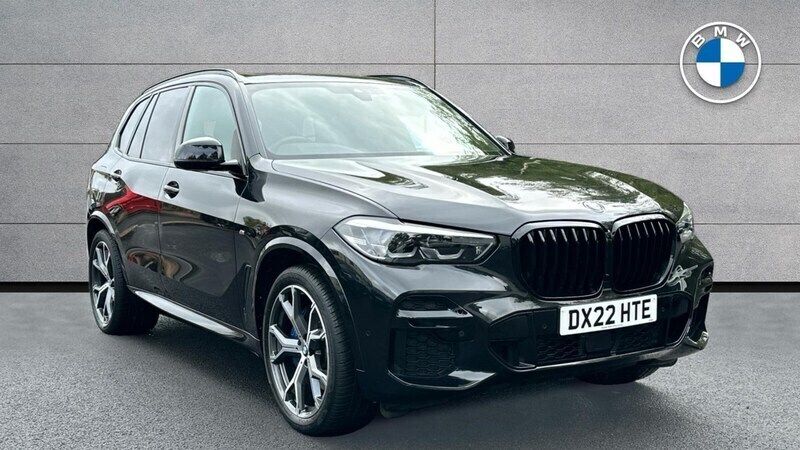 Black Used 2022 BMW X5 M Sport SUV | £49,371 (Super price) - Image 1/4