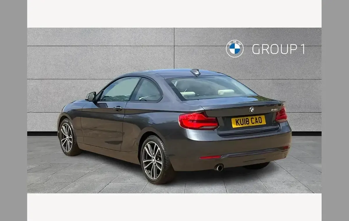 Used BMW 218 Sport Line 136 HP (100 kW) 2018 Grey Coupe