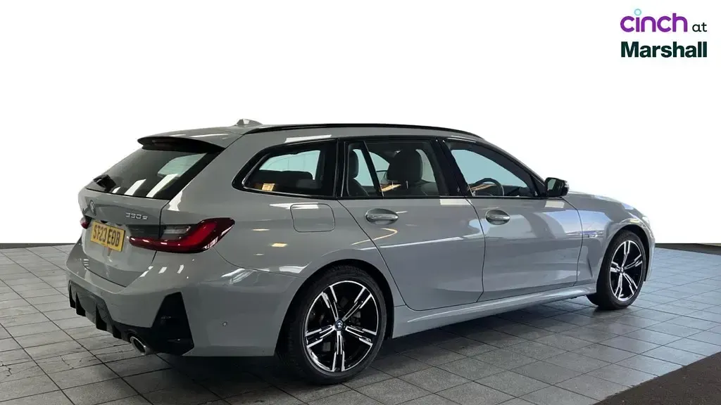 Used BMW 330e M Sport 292 HP (214 kW) 2023 Brooklyn grey metallic Estate
