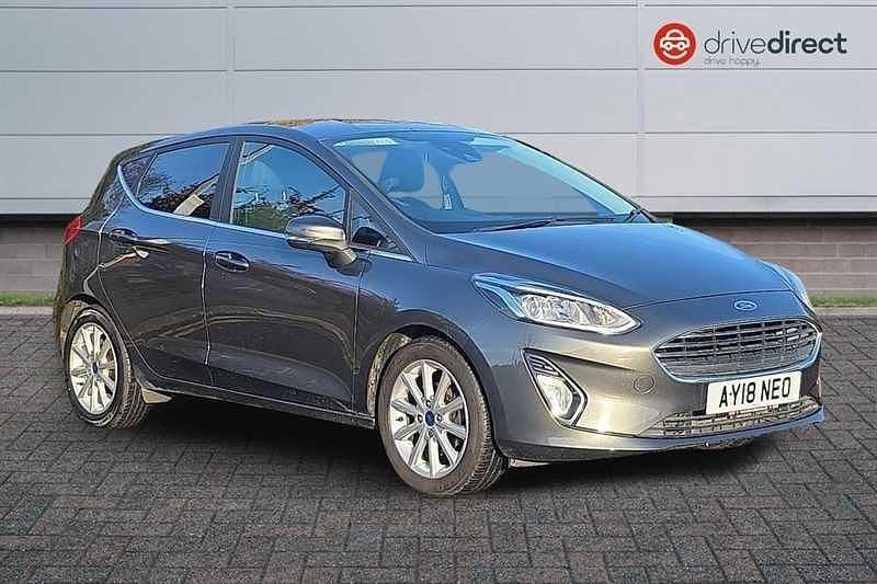 Grey Used 2018 Ford Fiesta Titanium Hatchback | £8,000 (Good price) - Image 1/4
