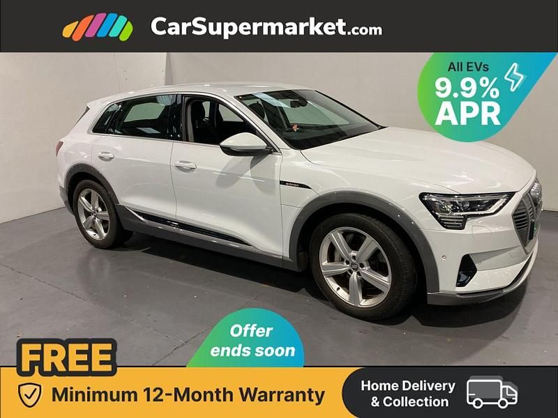 White Used 2020 Audi e-tron SUV | £17,497 (Good price) - Image 1/3