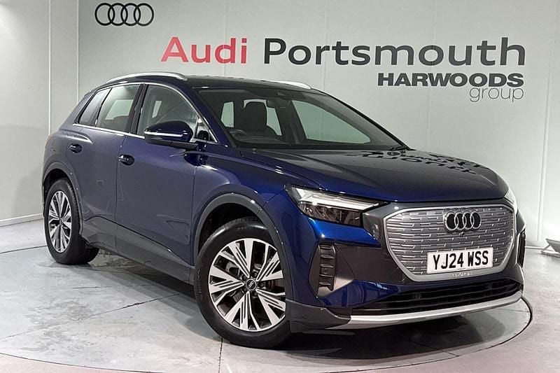 Blue Used 2024 Audi Q4 e-tron Sport SUV | £30,490 (Fair price) - Image 1/4