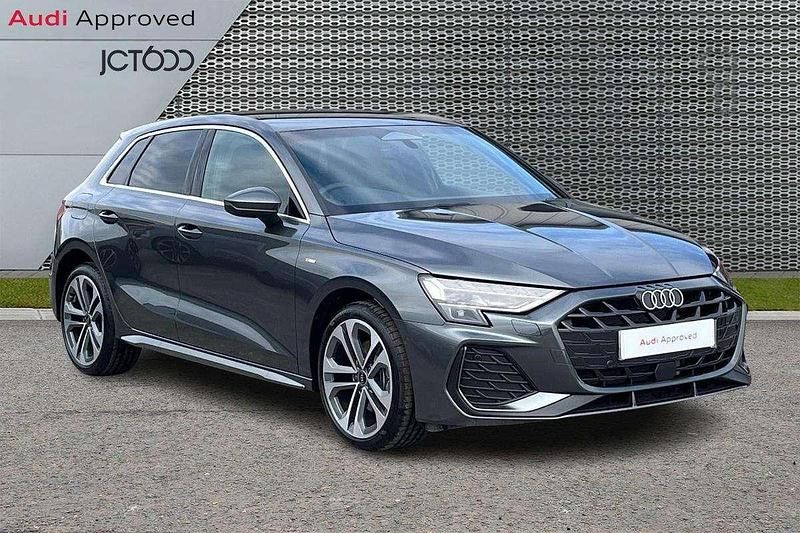 Grey Used 2025 Audi A3 e-tron S-Line Hatchback | £30,133 (Good price) - Image 1/4