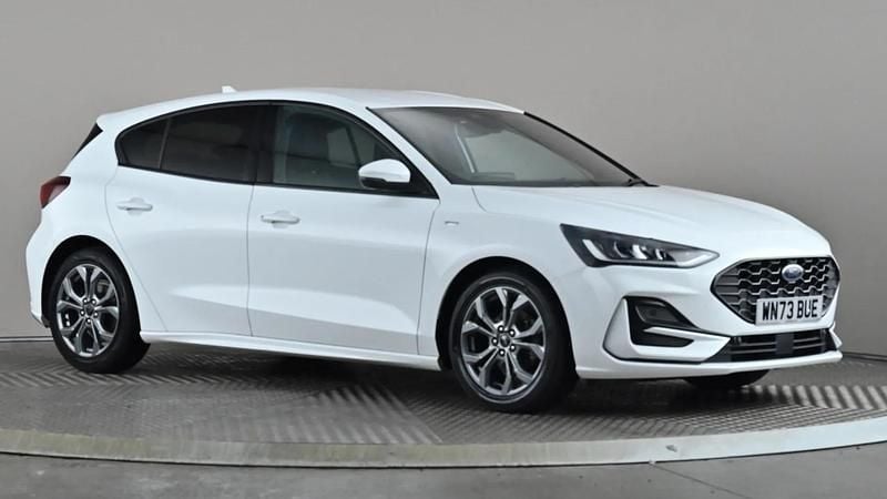 White Used 2023 Ford Focus ST-Line Hatchback | £14,598 (Fair price) - Image 1/4