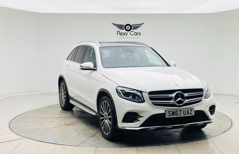 White Used 2017 Mercedes GLC220 AMG line SUV | £15,950 (Fair price) - Image 1/4