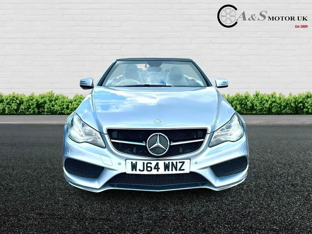 Used Mercedes E220 AMG 168 HP (123 kW) 2014 Silver Cabriolet