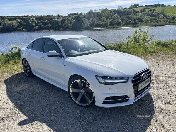 White Used 2017 Audi A6 S-Line Sedan | £12,450 (Fair price) - Image 1/4