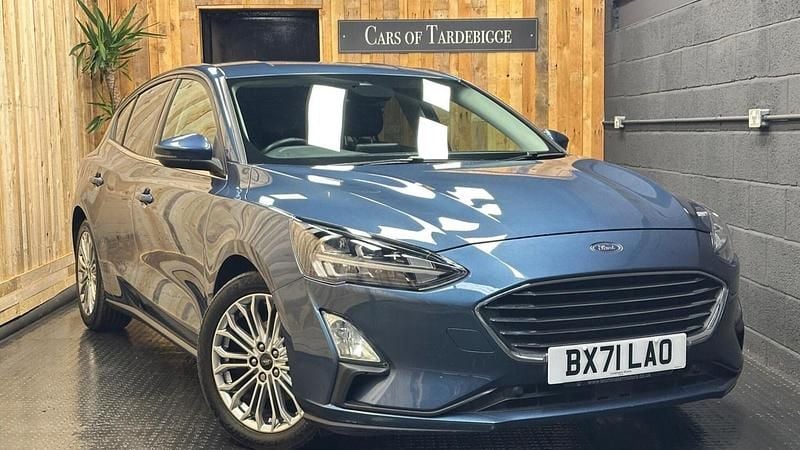 Blue Used 2021 Ford Focus Titanium X Hatchback | £12,799 (Good price) - Image 1/4