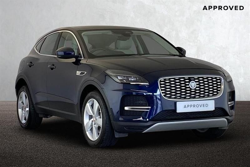Portofino blue Used 2021 Jaguar E-Pace SE SUV | £26,495 (Fair price) - Image 1/4